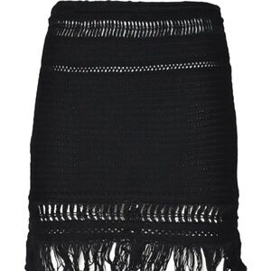 Isabel Marant Arden’s crochet black skirt